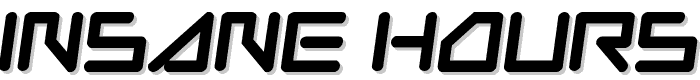 Insane Hours font